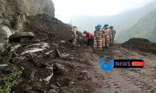 Kinnaur Landslide Rescue Operations Underway